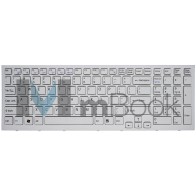 Teclado Para Sony Branco compatível com PN 148793541 US Teclado Para Sony Branco compatível com PN 148793541 US