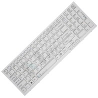 Teclado Para Sony Branco compatível com PN 148793541 US Teclado Para Sony Branco compatível com PN 148793541 US
