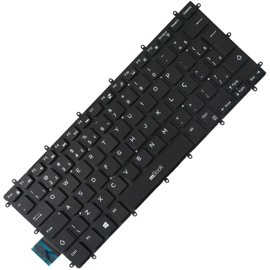 Teclado para Dell Inspiron P74g, P83g, P89g Br sem led