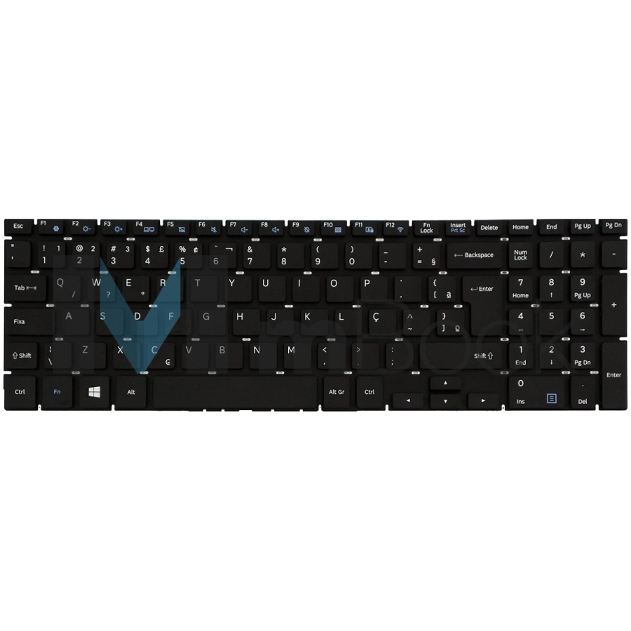 Teclado para Samsung Essentials compatível com nsk-ms1sn, 