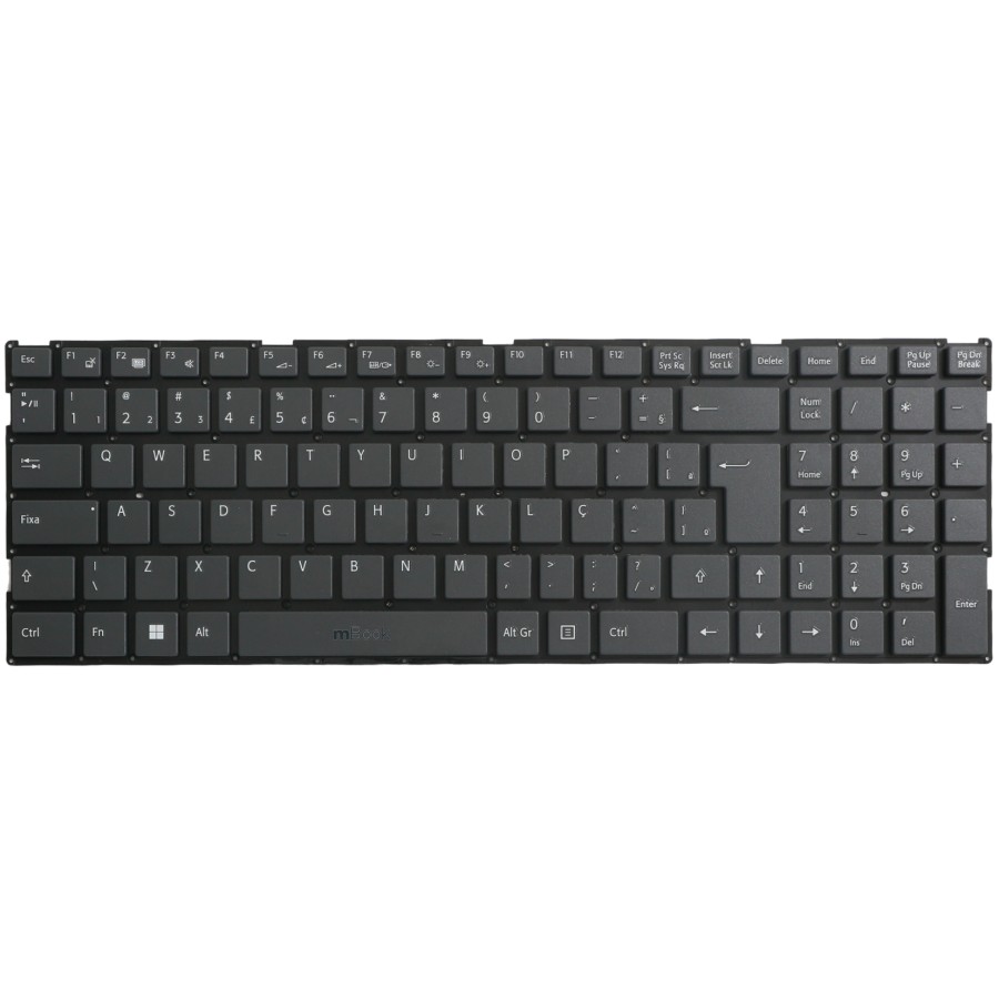 Teclado para notebook Vaio compatível com PN Pride-k3675