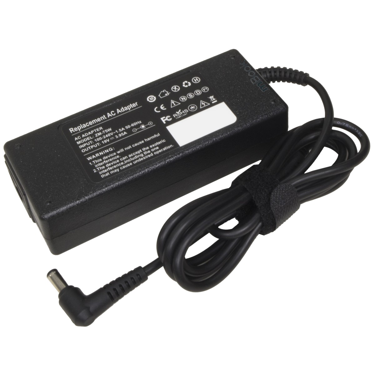 Fonte Carregador 19v 3.95a para Toshiba L300 L450 L350, 