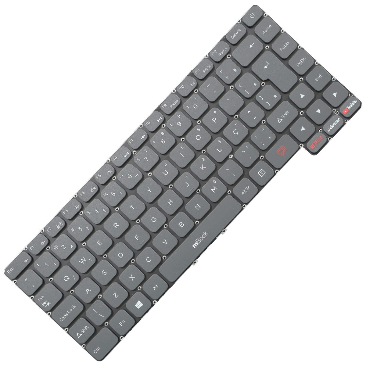 Teclado pra Positivo Motion C4500F Cinza Teclado pra Positivo Motion C4500F Cinza