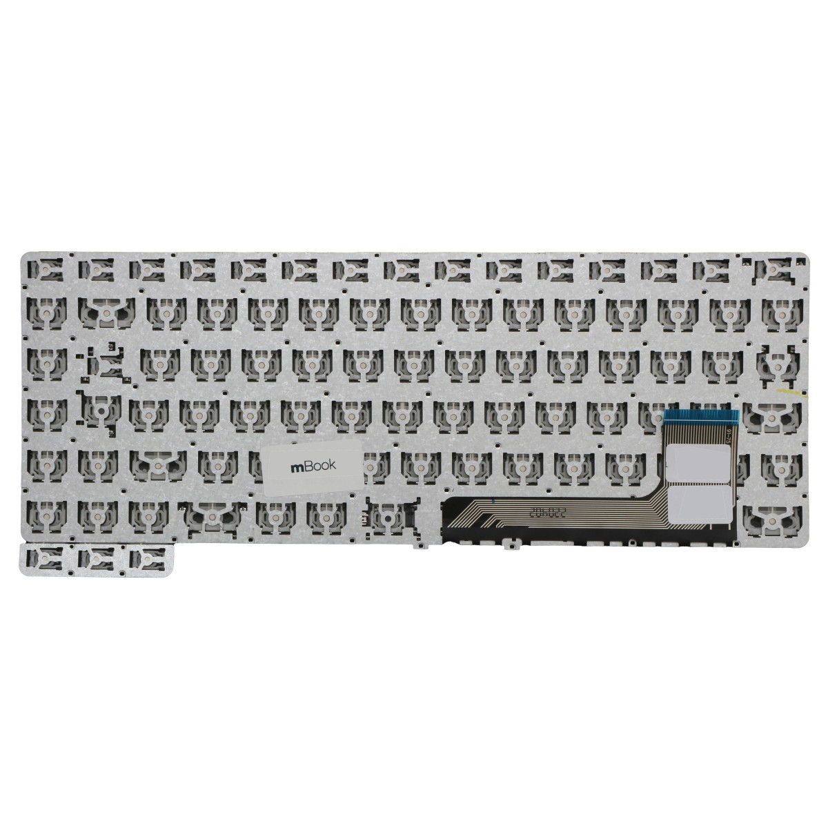 Teclado Para Positivo Motion C4120f C4128e C41tei Cinza, 