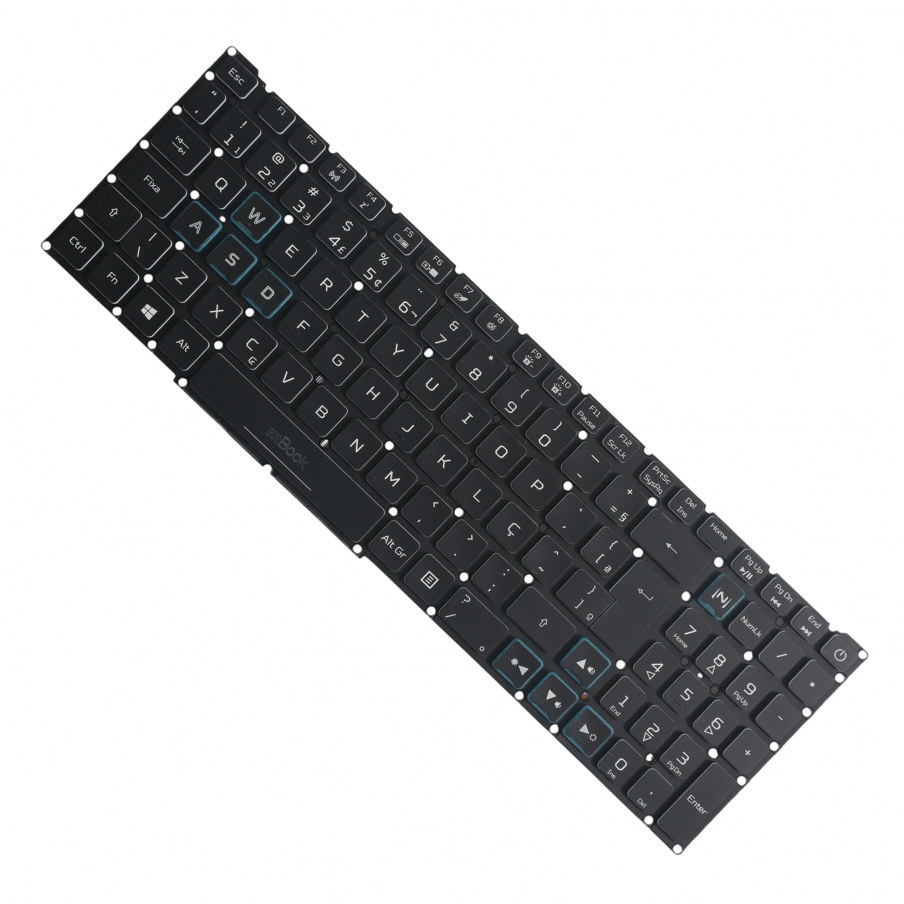 Teclado para note Acer Predator Helios 300 PH315-53 LED RGB