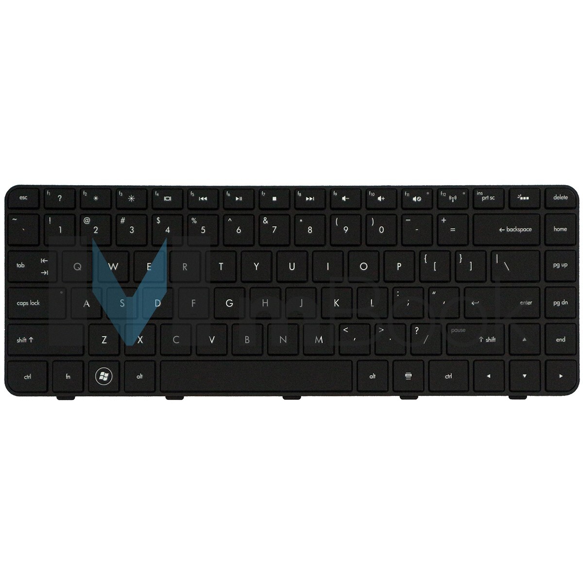 Teclado Hp Pavilion 9z.n4fuv.001 Dv5-2134us C/ Moldura Us, 