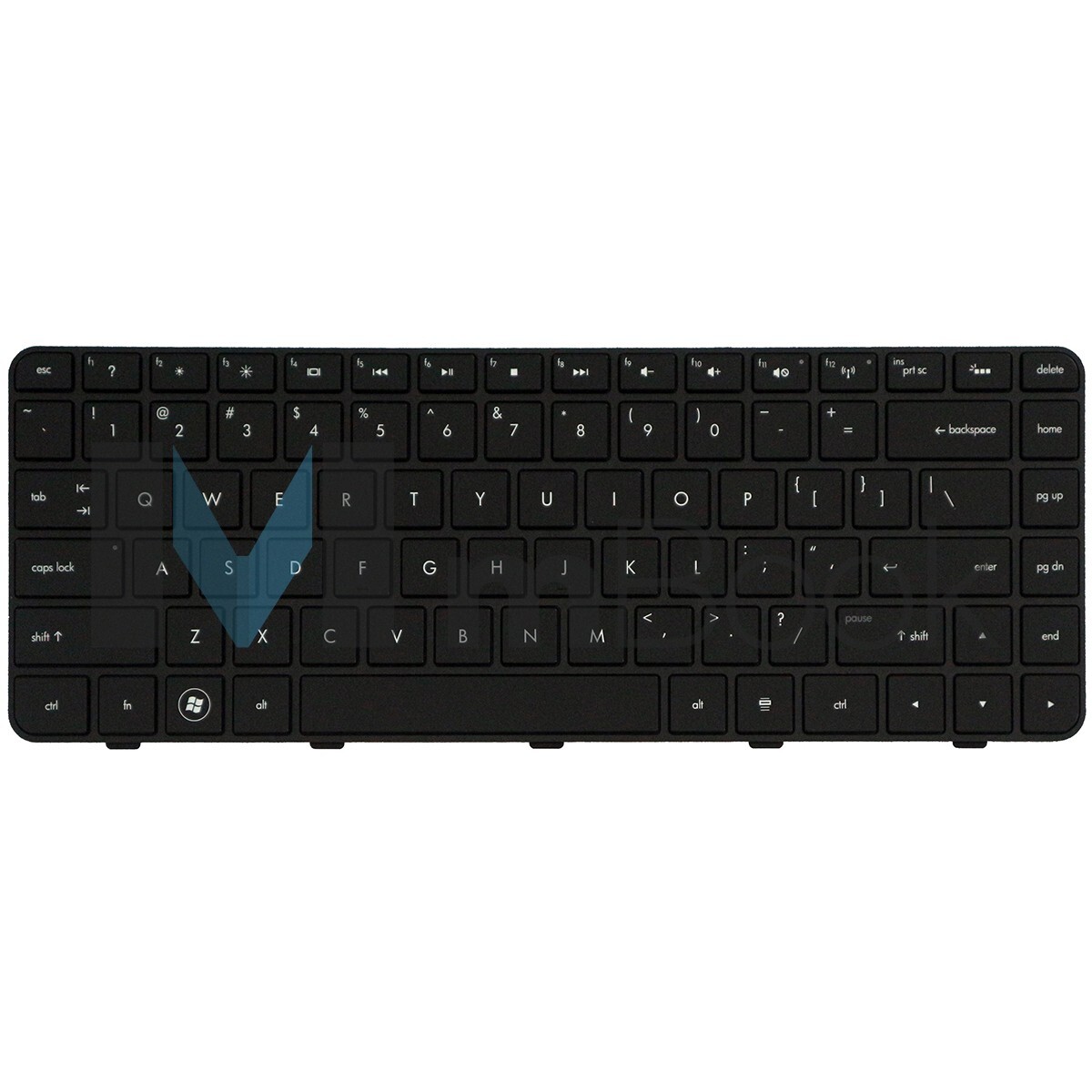 Teclado Hp Pavilion Dm4-1063cl Dv5t-2000 Cto C/ Moldura Us, 