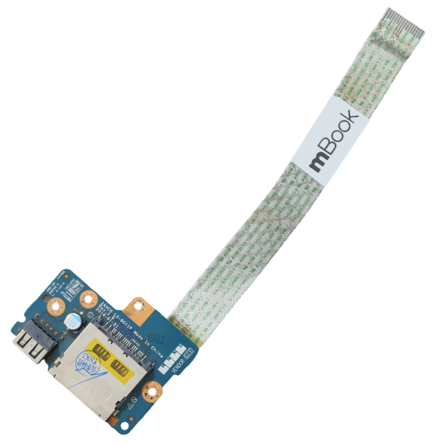 Placa Cartão Usb Sd pra Dell 14 5447 5448 5457 5557 Ls-b011p
