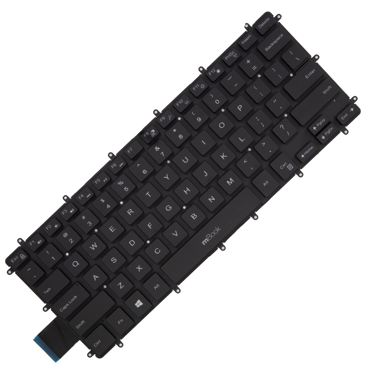 Teclado para Dell Inspiron J2X54 US Com LED Teclado para Dell Inspiron J2X54 US Com LED