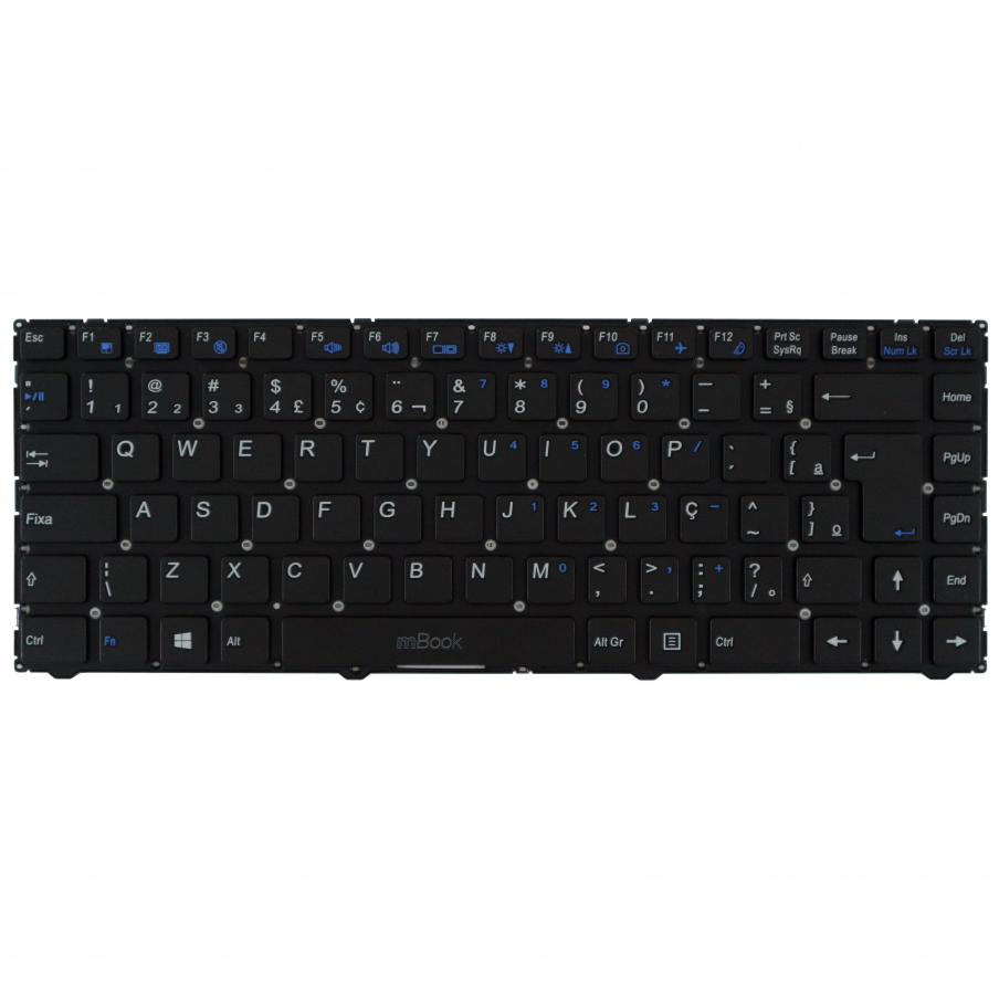 Teclado Positivo XS3210 XS4005 XS4210 XS7010 Sem Moldura