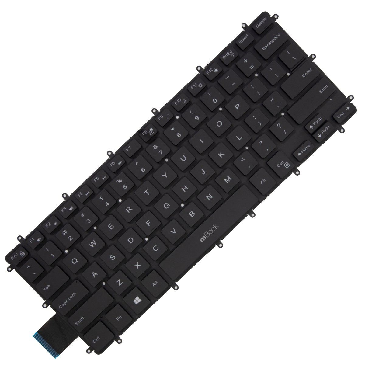 Teclado para Dell Inspiron P61F US Com LED Teclado para Dell Inspiron P61F US Com LED