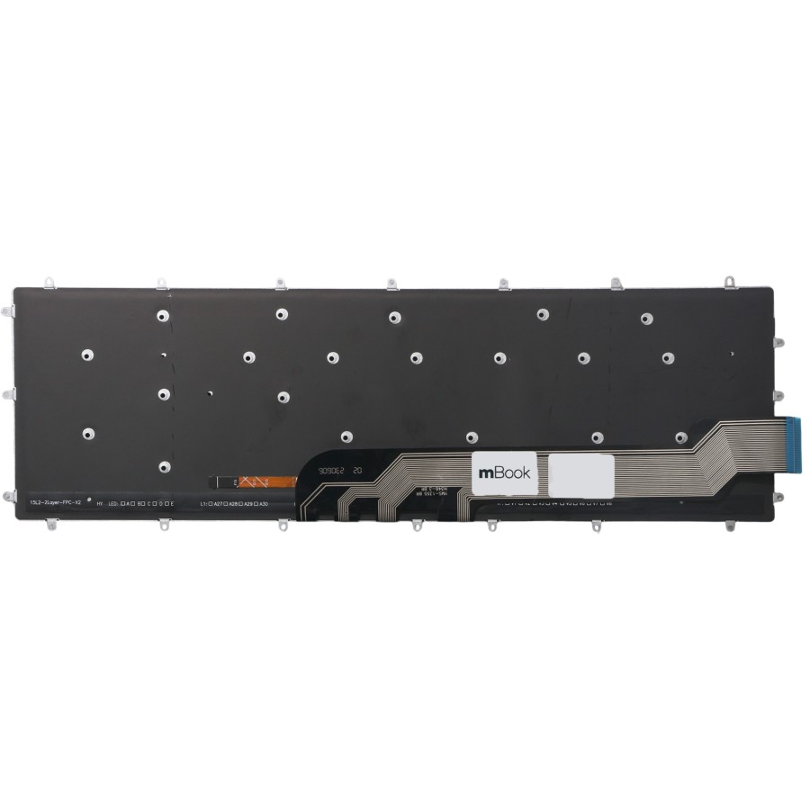 Teclado pra Notebook Dell P32E P32E001 P89F P89F001 Com Led