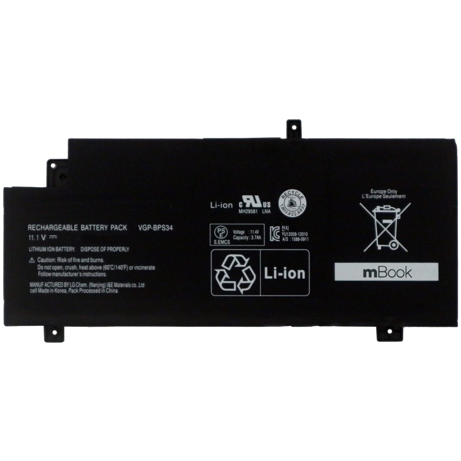 Bateria para Sony Bps34 Vgp-bps34 Svf-14aa1qx Svf15a1bc