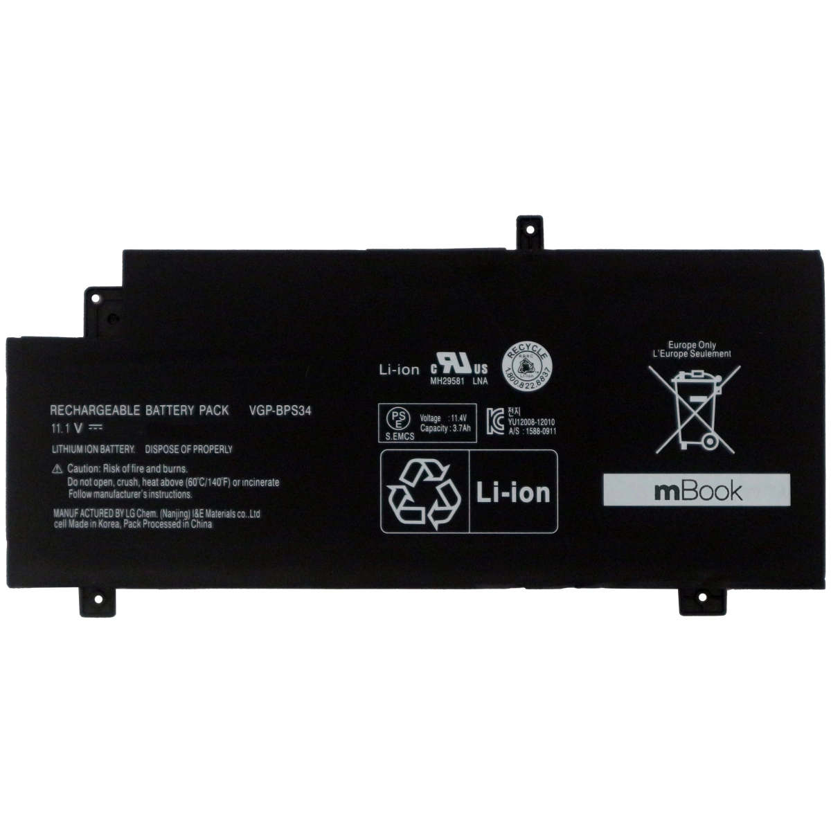 Bateria para Sony Bps34 Svf15a1bcxs Svf15a1ccxb, 
