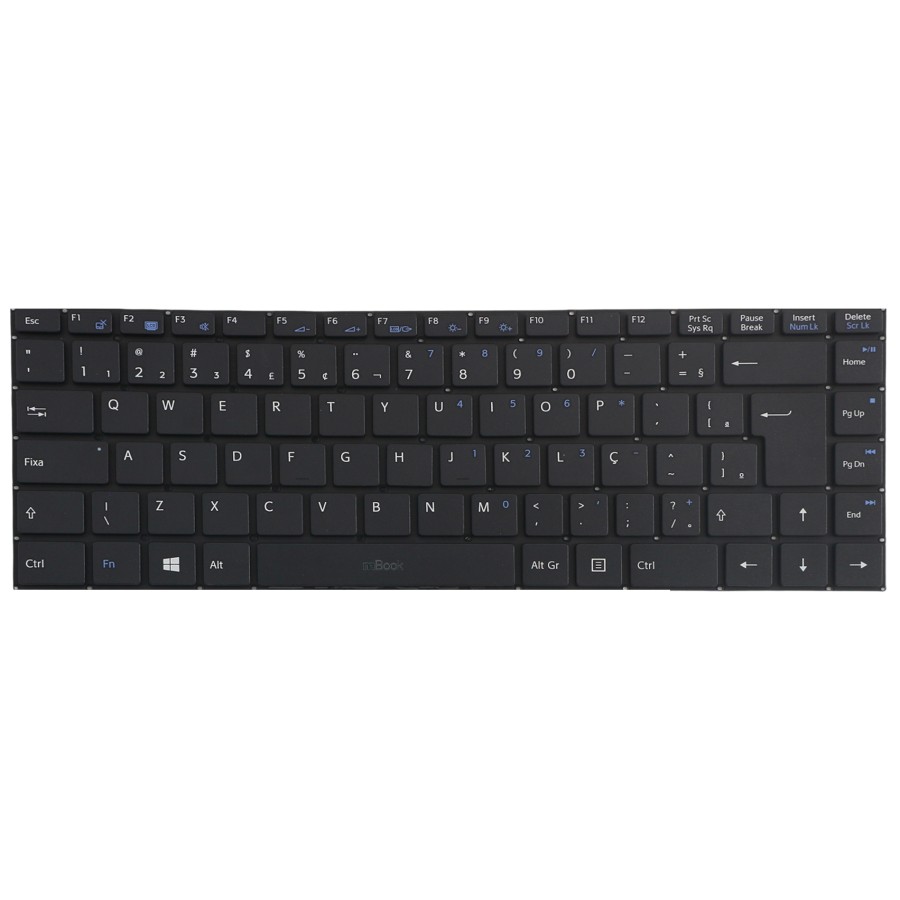 Teclado para notebook Vaio Vjfe41f11x BR com Ç