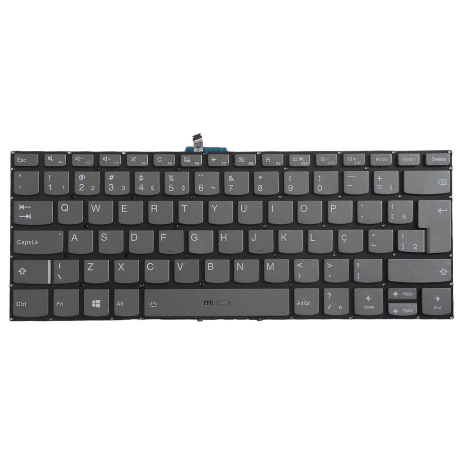 Teclado Para Notebook Lenovo v330-14isk V130-14IGM Luminoso, 