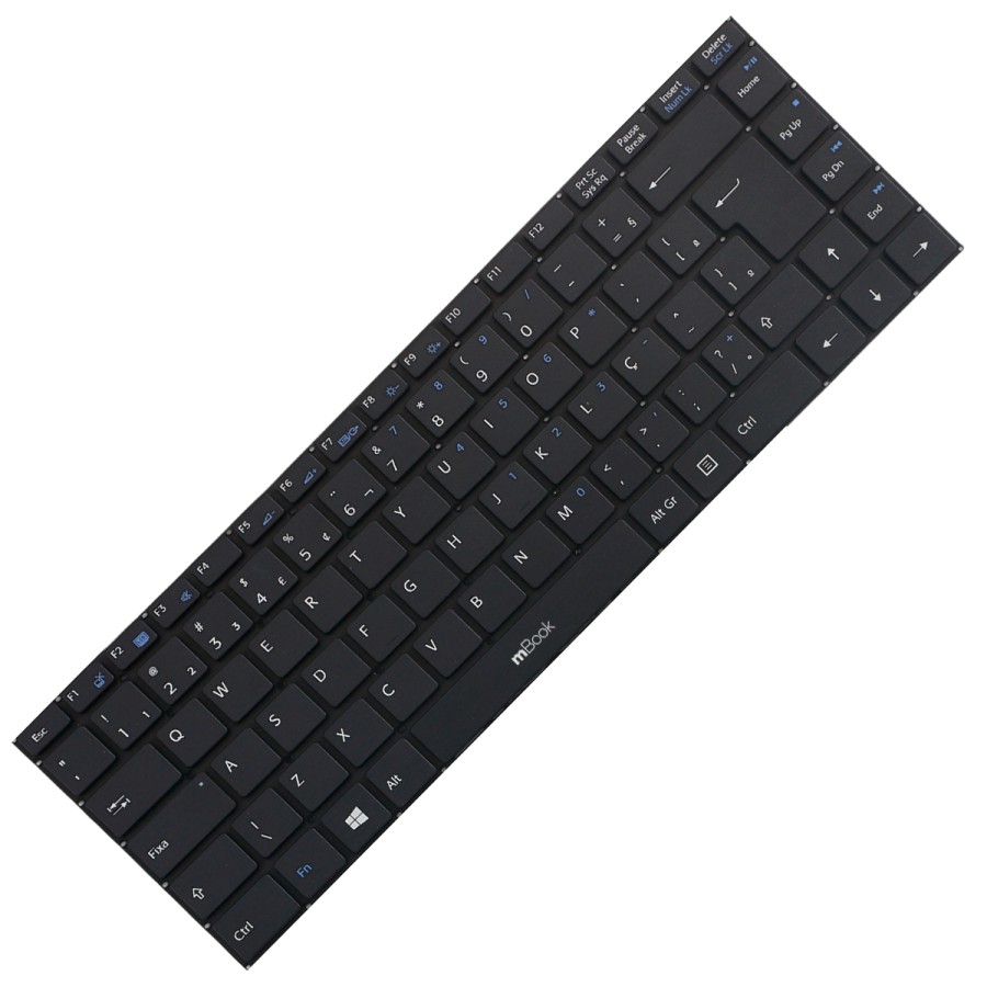 Teclado para notebook Vjfe42f11x BR com Ç