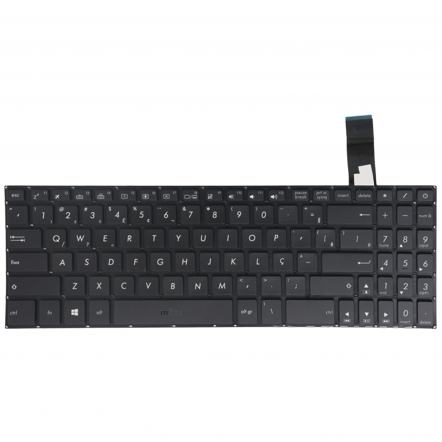 copy of Teclado para notebook Asus K570Z Series BR com LED