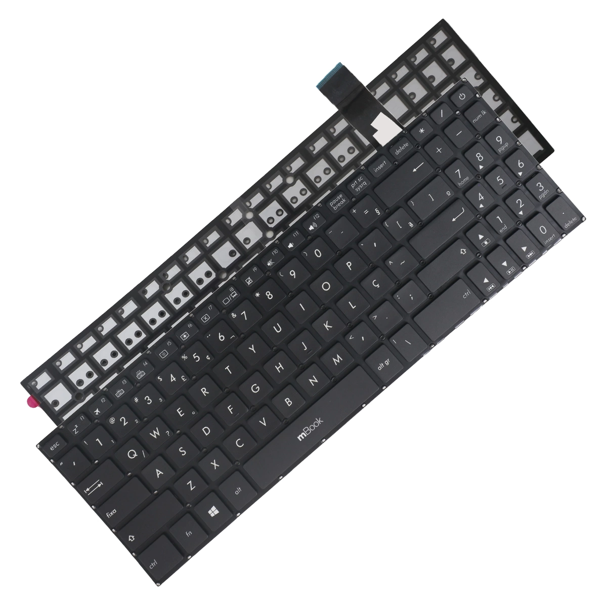 copy of Teclado para notebook Asus K570Z Series BR com LED