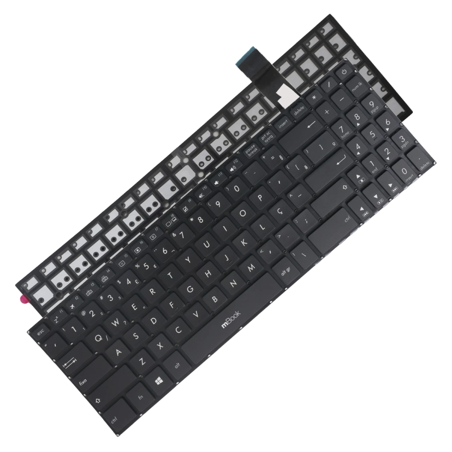 copy of Teclado para notebook Asus K570Z Series BR com LED