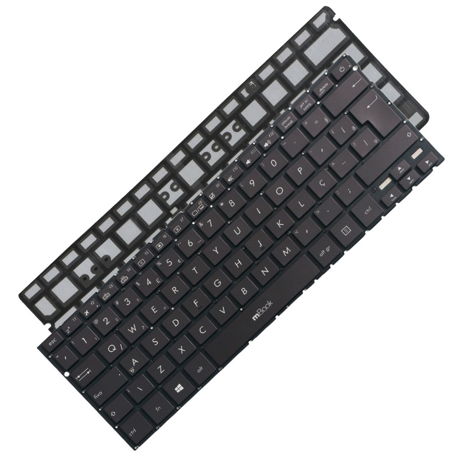 Teclado para Asus ZenBook UX330UA-AH55 BR c/ LED 3 parafusos