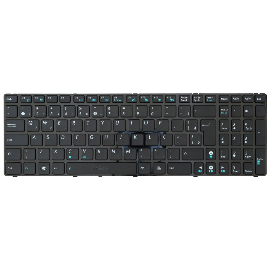 Teclado Asus N53s K52n K53 X55a X55c X55u K53u Br Com Ç