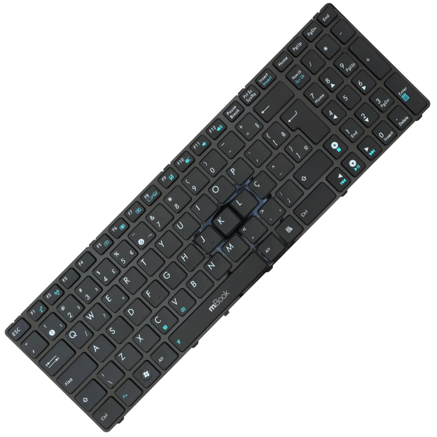 Teclado Asus 04gn0k1kbr00-2 Aenj2600020 X55c X52 X53 K52 Br
