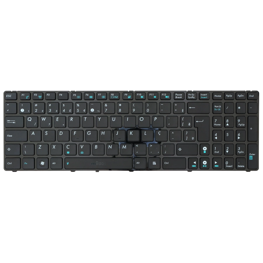Teclado Asus 04gn0k1kbr00-2 Aenj2600020 X55c X52 X53 K52 Br