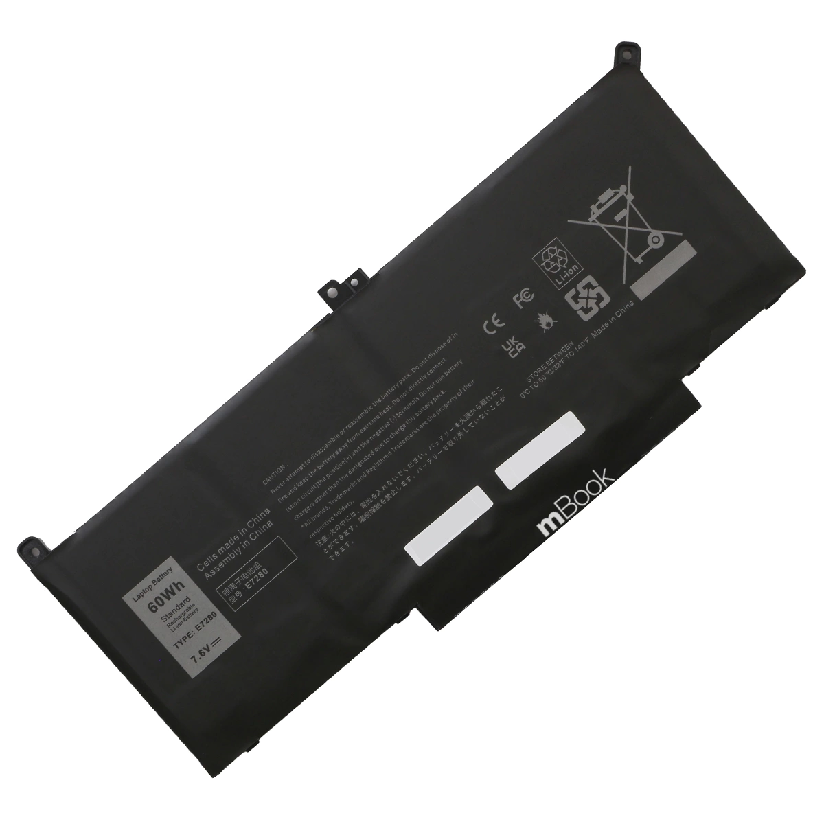 Bateria para Dell Latitude 12 7290, P28s001