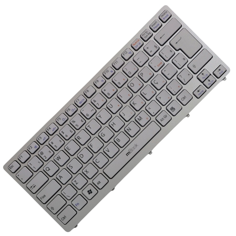 Teclado P/ Sony Vaio Vpc-cw Vpc-cw13fx Branco