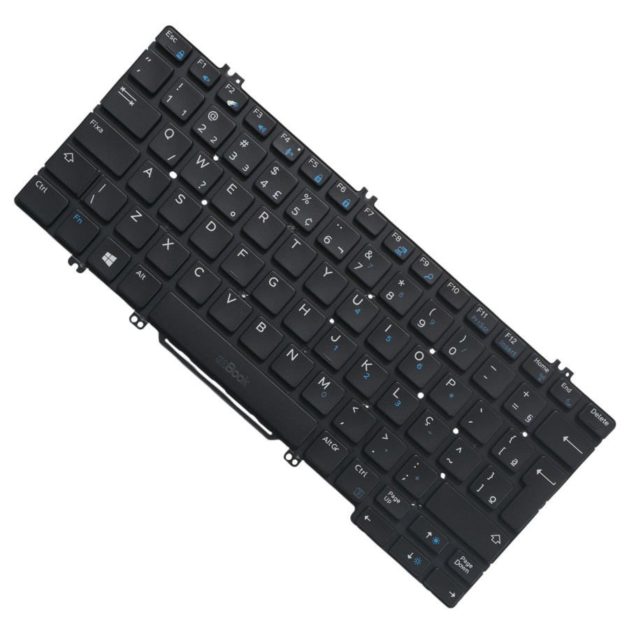 Teclado para Dell Latitude E7290 BR com Ç