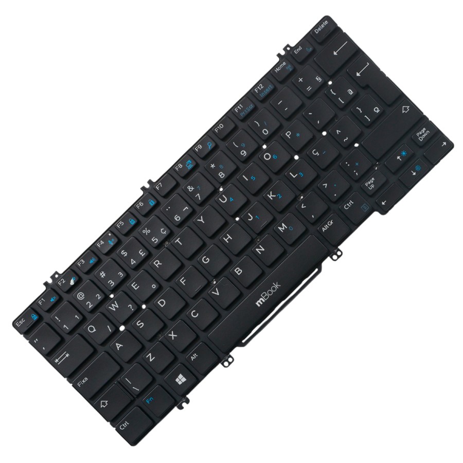 Teclado para Dell Latitude E7290 BR com Ç