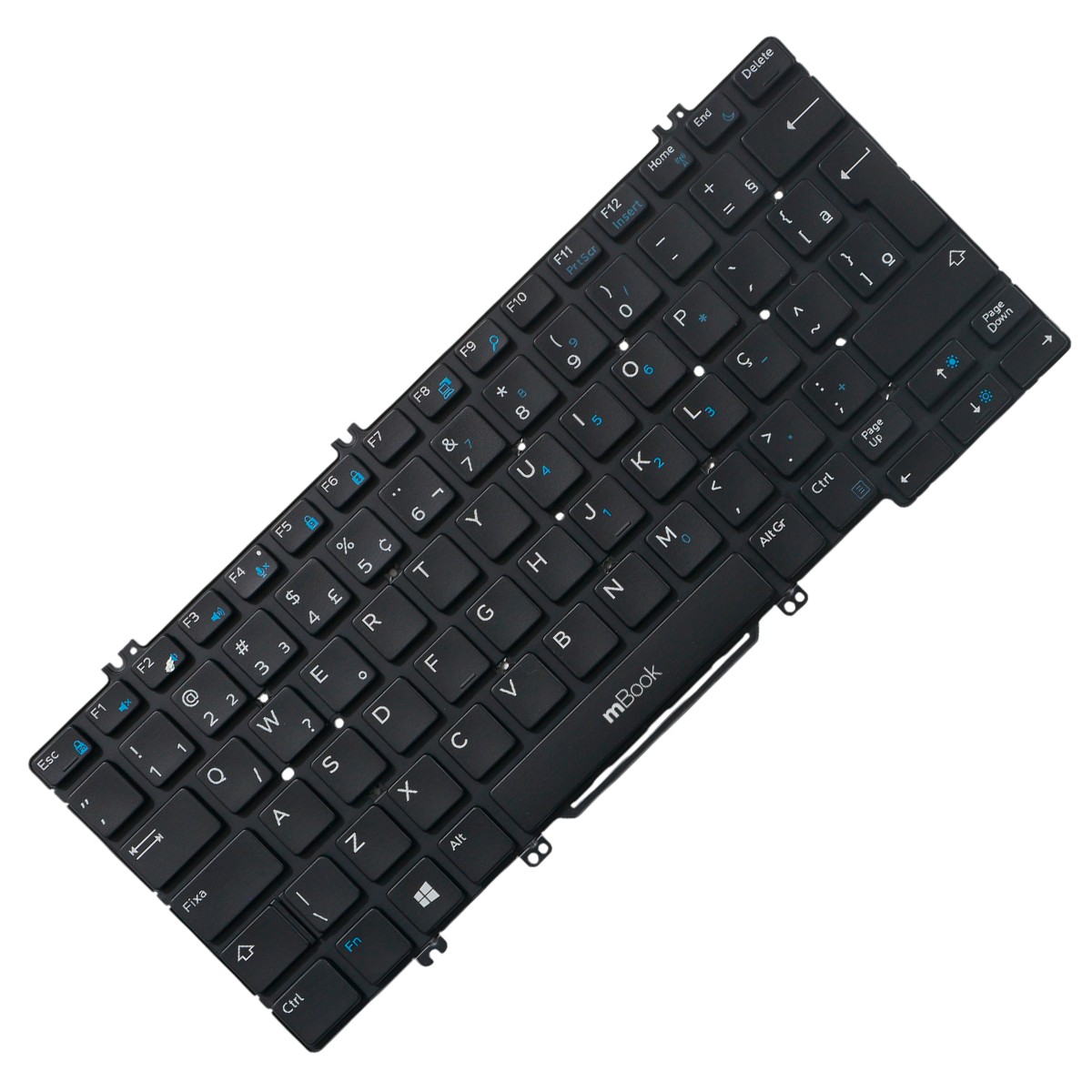 Teclado para Dell Latitude E7389 BR com Ç