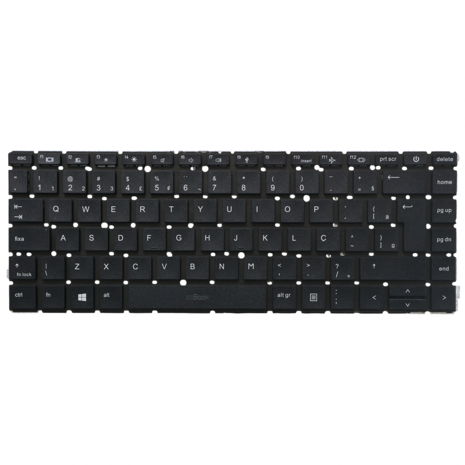 Teclado para HP ProBook ProBook 445 G8 BR sem LED, 