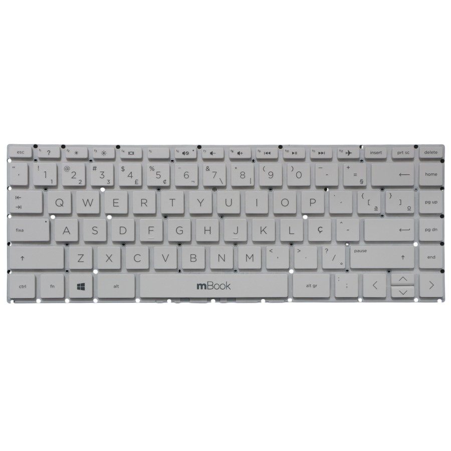 Teclado para HP Pavilion 14-BA057CL Branco BR, 