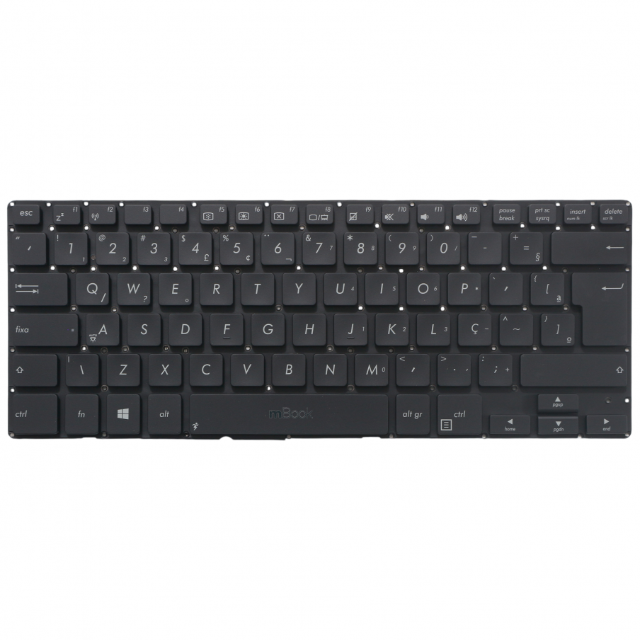 Teclado para Asus Compatível com 0kn0-nc2br22 BR ABNT2 Blk