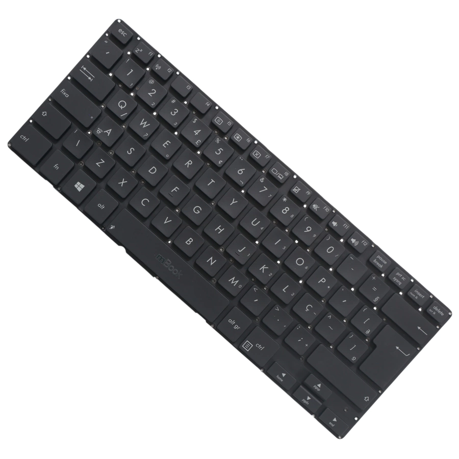 Teclado para Asus Pro BU400 BR ABNT2 Blk