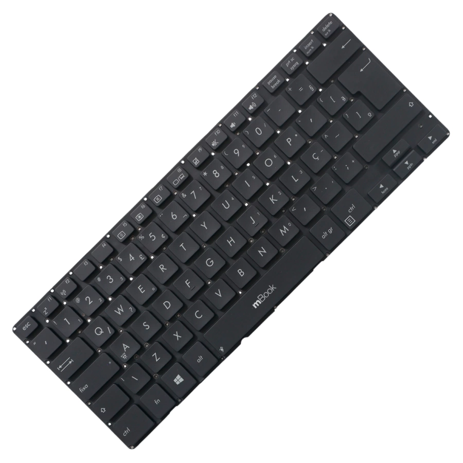 Teclado para Asus Pro BU400 BR ABNT2 Blk