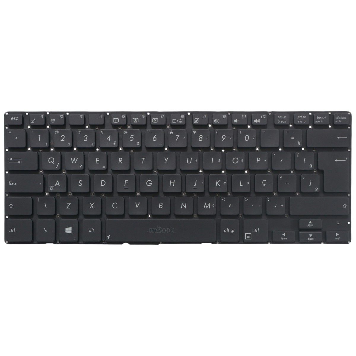 Teclado Para Notebook Asus Bu400 Bu400a Bu400v Bu400e Abnt2, 