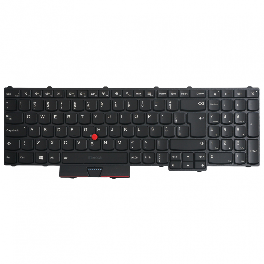 Teclado Para Lenovo compatível com sn20m15446 ABNT Ç