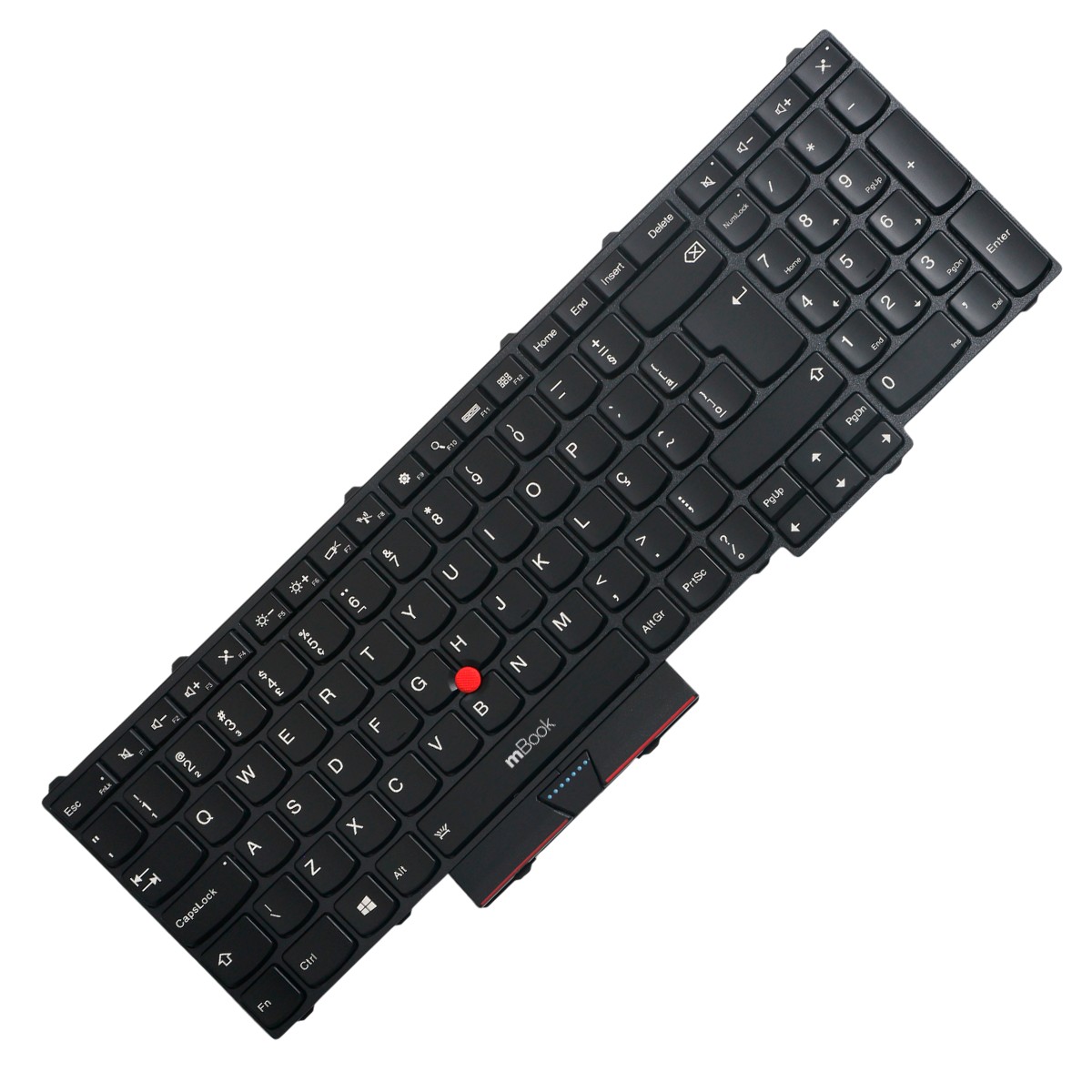 Teclado Para Lenovo compatível com sn20m15446 ABNT Ç