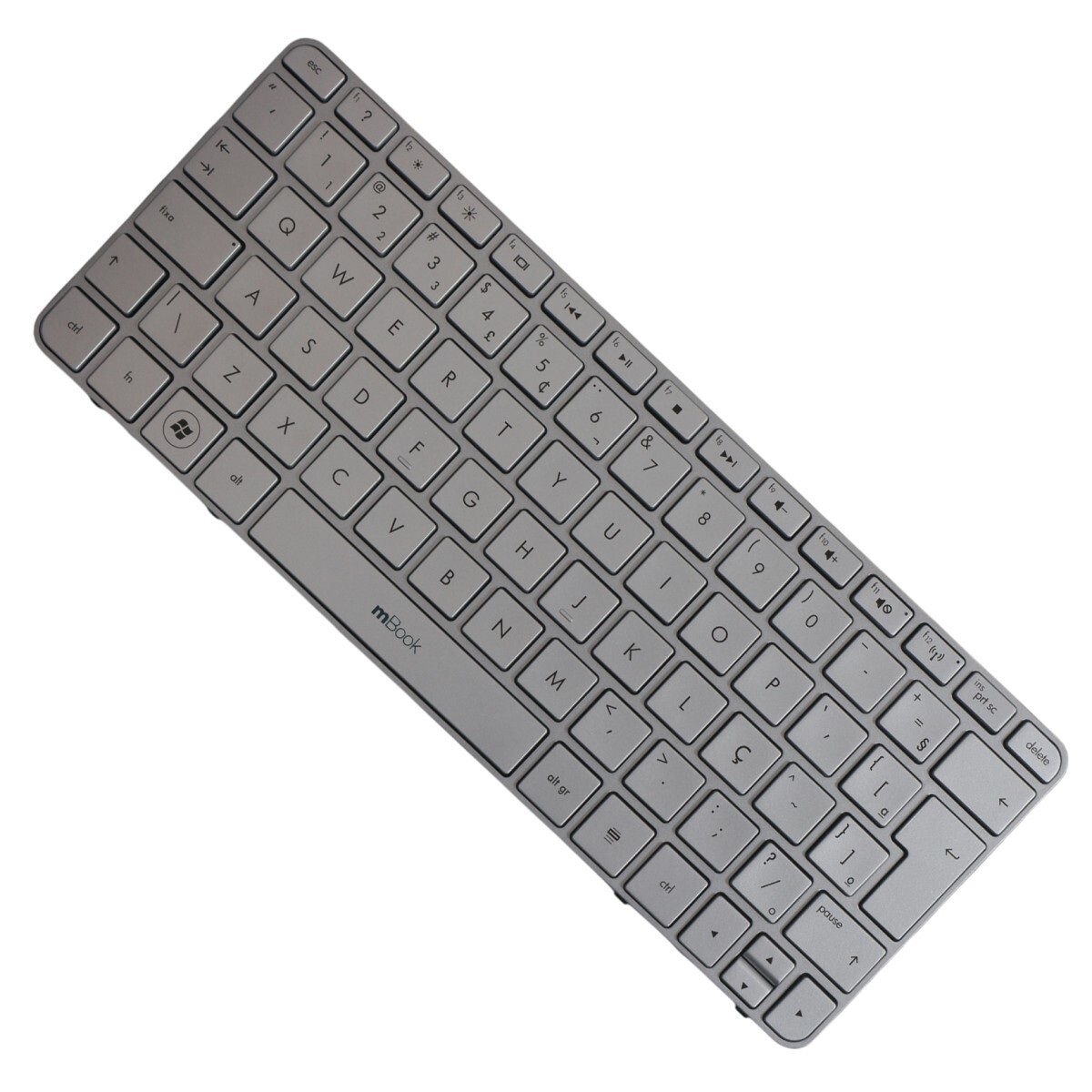Teclado Para Hp Mini 210-2000 210-3000 622344-201 Prata Br Ç, 