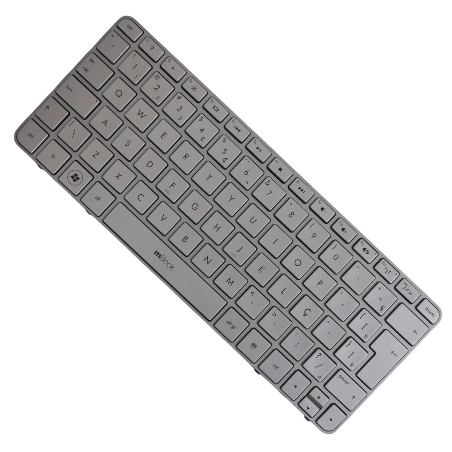 Teclado Para Hp Mini 210-2000 210-3000 622344-201 Prata Br Ç, 