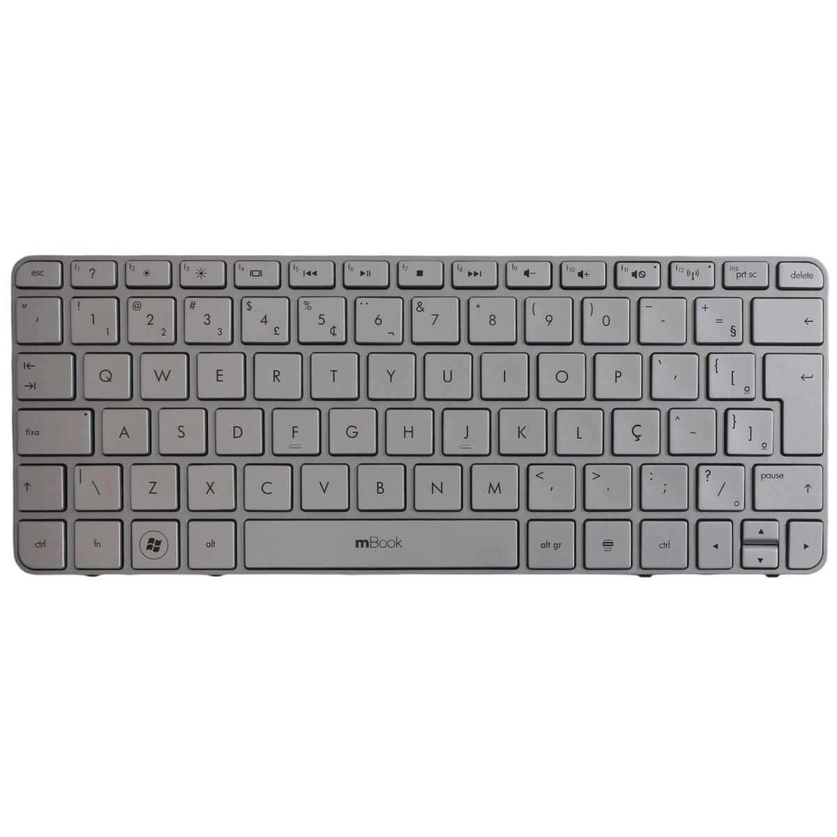 Teclado Para Hp Mini 210-2000 210-3000 622344-201 Prata Br Ç, 