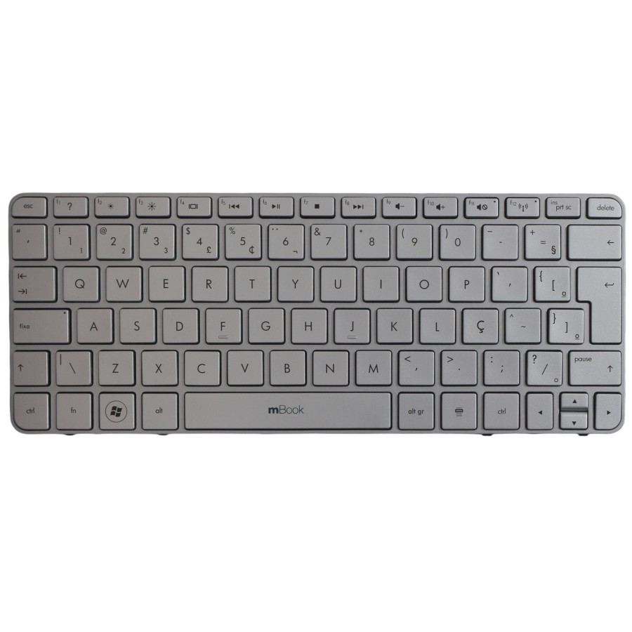 Teclado Para Hp Mini 210-2000 210-3000 622344-201 Prata Br Ç, 