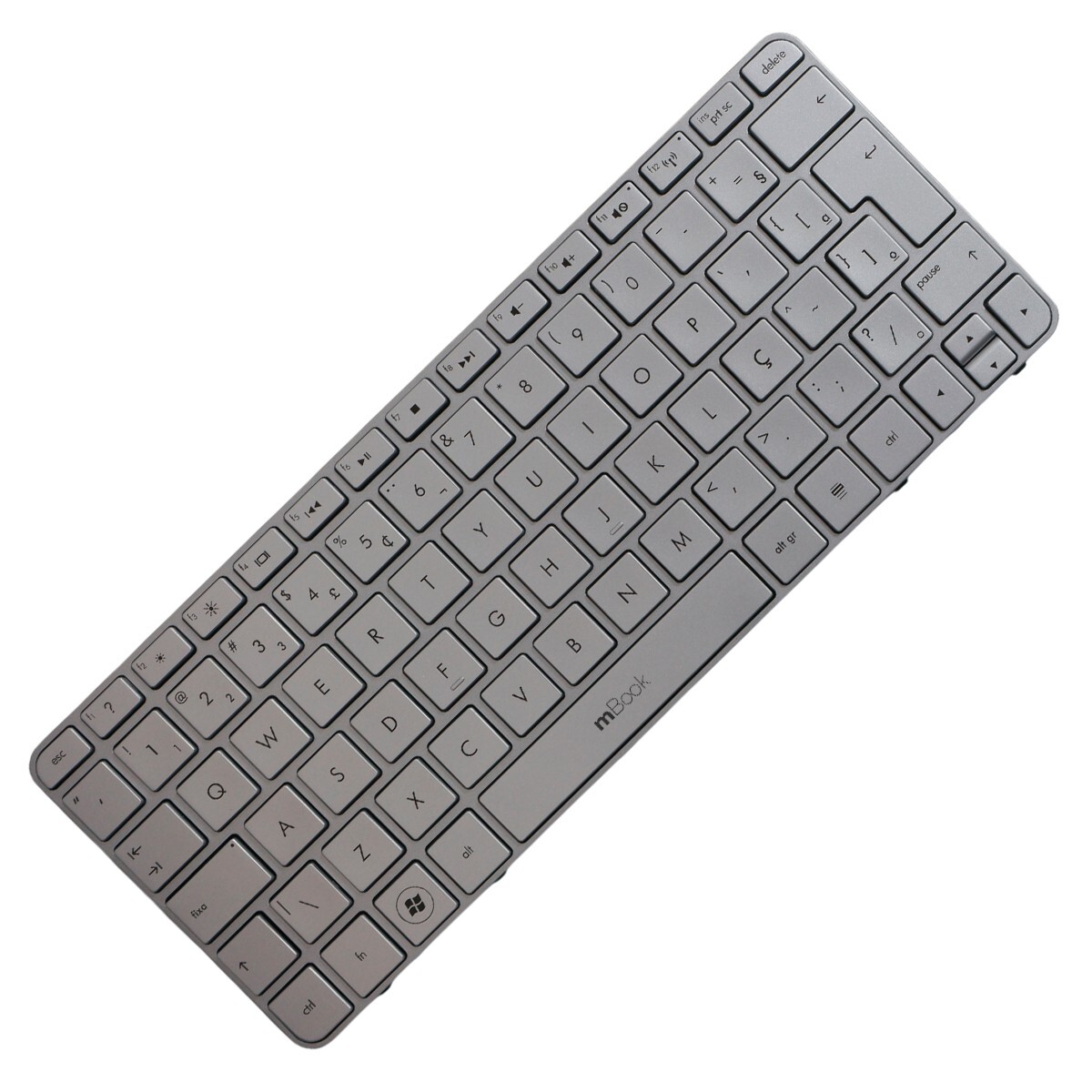 Teclado Para Hp Mini 210-2000 210-3000 622344-201 Prata Br Ç, 