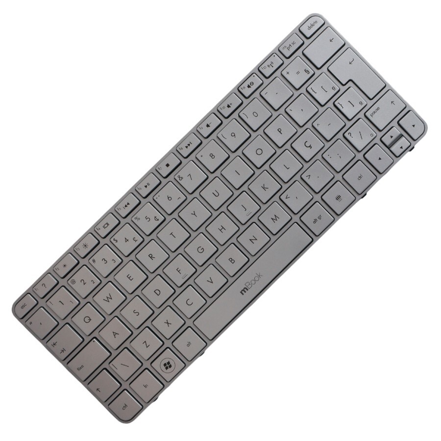 Teclado Para Hp Mini 210-2000 210-3000 622344-201 Prata Br Ç, 