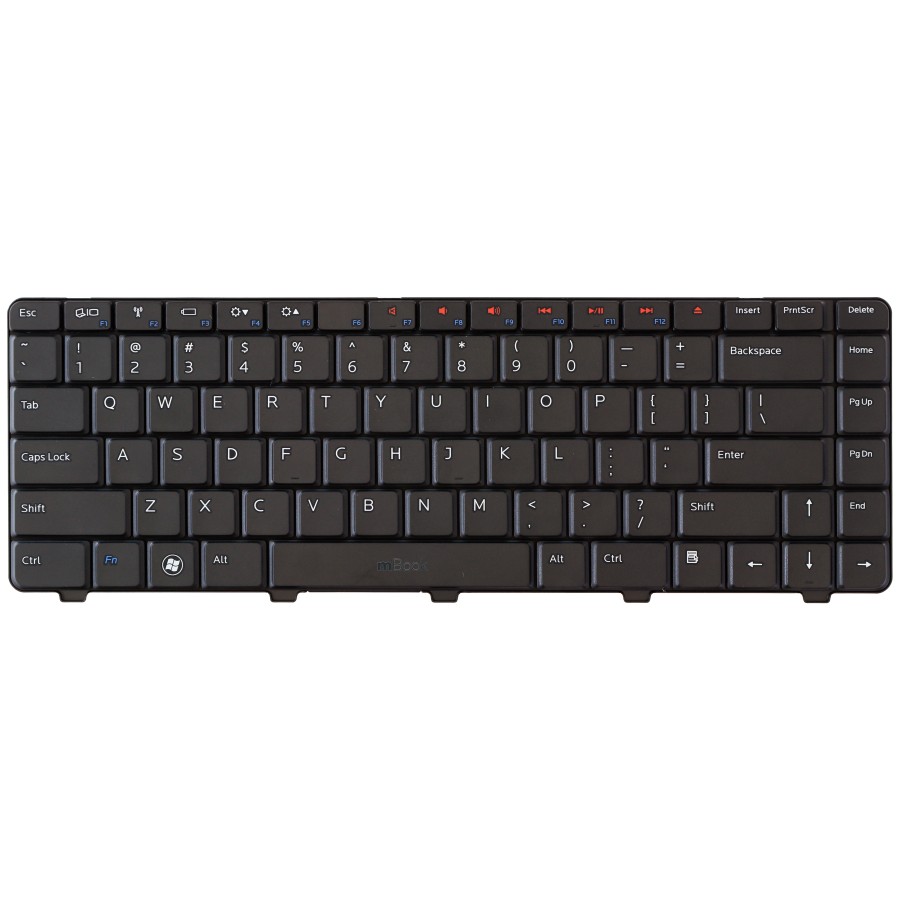 Teclado Dell Inspiron 1370 Pk1309y1a00 Preto Us