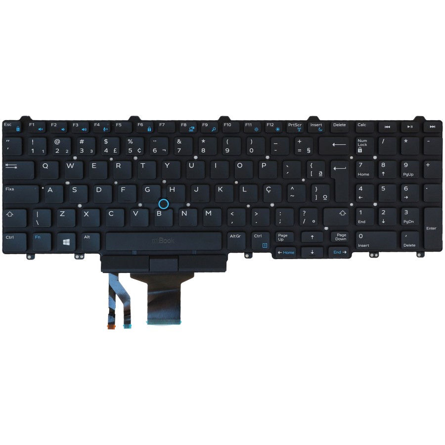 Teclado Dell CN-006RFV-75525 DP/N 006RFV MP-13p3 BR