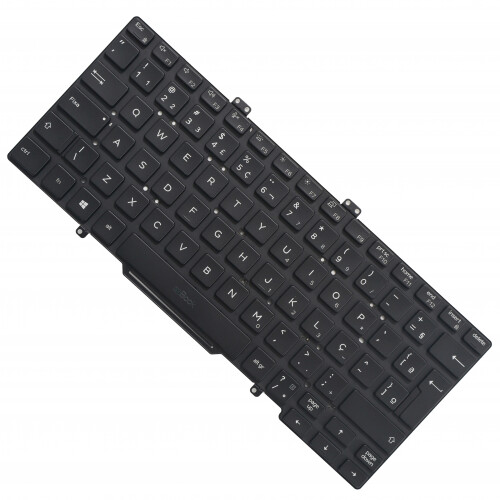 Teclado para Dell compatível com DELL LATITUDE 7400 BR com Ç, 